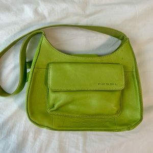 Trendy Y2K vintage green Fossil should bag